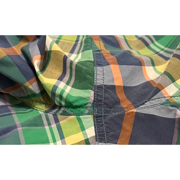 TOMMY HILLFIGER SWIM TRUNKS, DRAWCORD, POCKETS, MENS-M-GREEN YELLOW BLUE ORANGE - Picture 6 of 12